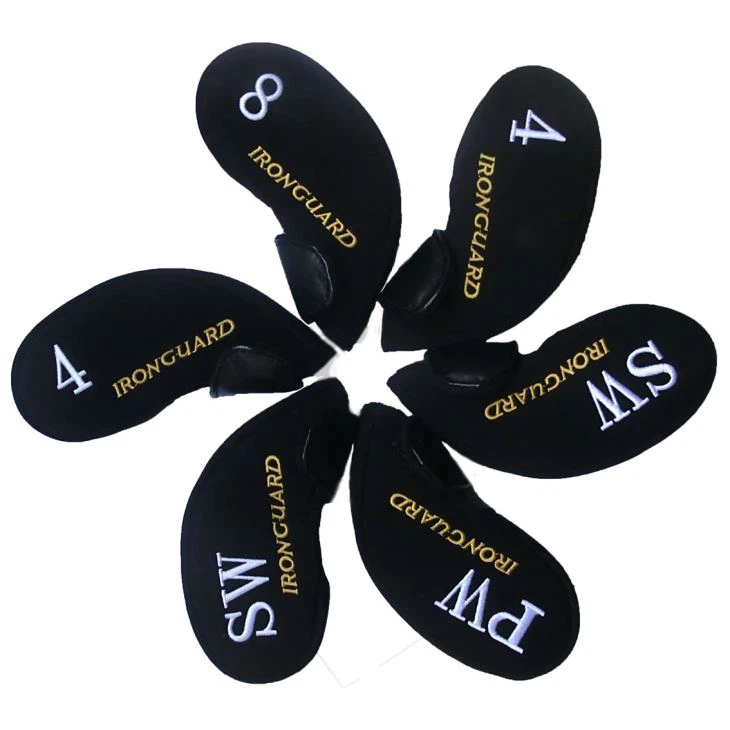 Flocking Material Golf Iron Club Head Covers Flocking Material Golf Iron Club Head Covers