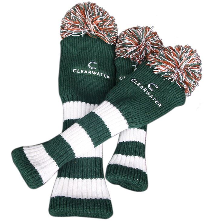 Golf Wood Headcover Woolen Set